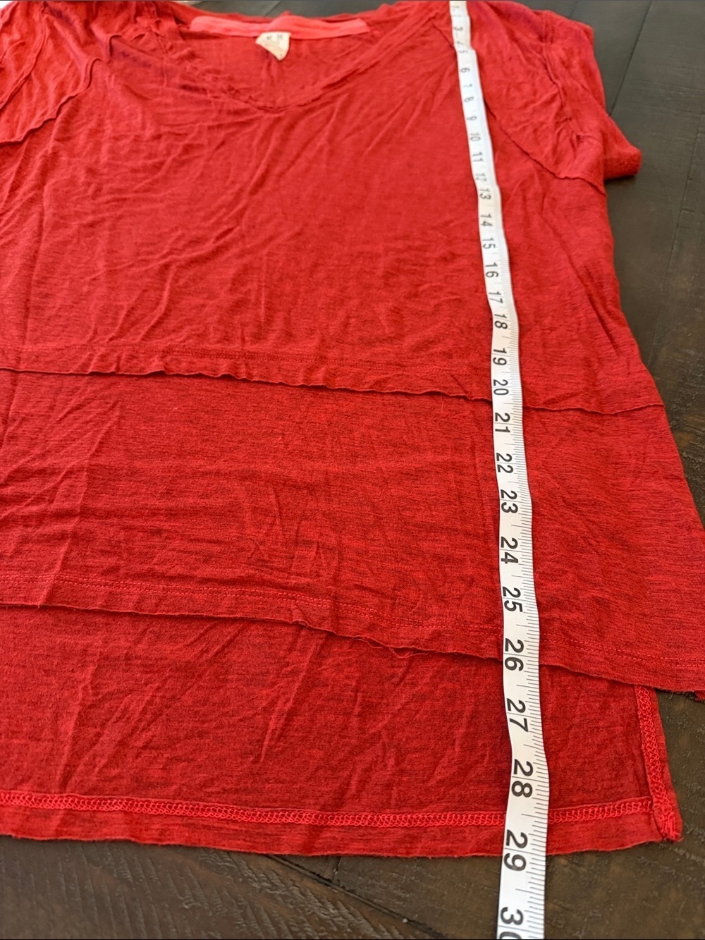 We The Free Relaxed V-Neck Tunic in Rust - Picture 10 of 10